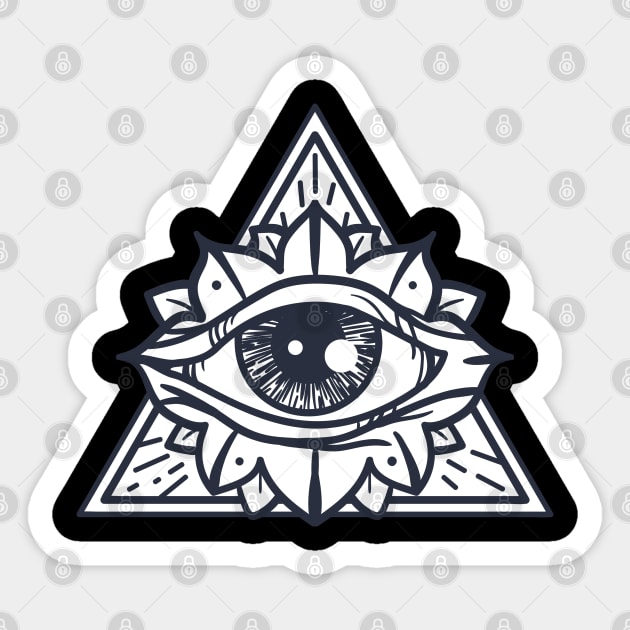 The Eye Sticker by TambuStore